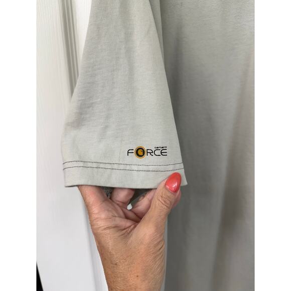 Carhartt Fire rated FR XL t-shirt light grey flame resistant CAT 2 - Picture 4 of 5